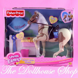 Fisher Price Loving Family Dollhouse Pony Stable Western Horse Whisper-Toys & Hobbies:Preschool Toys & Pretend Play:Fisher-Price:1963-Now:Dollhouses-Fisher-Price-Animals & Pets,Dollhouse,Fisher Price,Horses & Stables,Loving Family,New,New Boxed Sets-The Dollhouse Shop