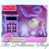 NEW Fisher Price Loving Family Dollhouse Dress Up & Pretend Doll Bedroom-Toys & Hobbies:Preschool Toys & Pretend Play:Fisher-Price:1963-Now:Dollhouses-Fisher-Price-Doll Dress Ups,Dollhouse,Fisher Price,Kids Bedroom,Loving Family,New,New Boxed Sets-The Dollhouse Shop
