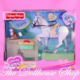 New Fisher Price Loving Family Dollhouse Horse Stable Western Pony Dusty-Toys & Hobbies:Preschool Toys & Pretend Play:Fisher-Price:1963-Now:Dollhouses-Fisher-Price-Dollhouse,Fisher Price,Horses & Stables,Loving Family,New,New Boxed Sets-The Dollhouse Shop